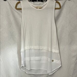 White Sleeveless Top